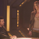 Ed, Kelly (Adrianne Palicki), and Kelly’s “dystopian future in space” cleavage.